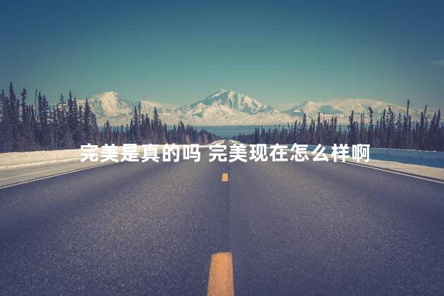 完美是真的吗 完美现在怎么样啊